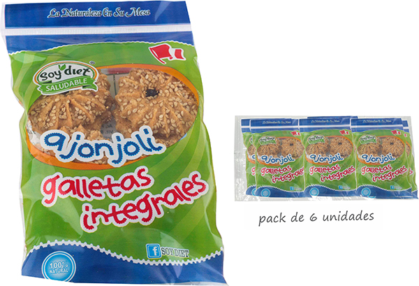 galletas integrales ajonjoli